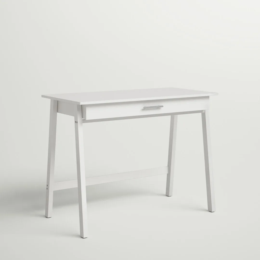 Haywa Desk Andover Mills™ Color: True White