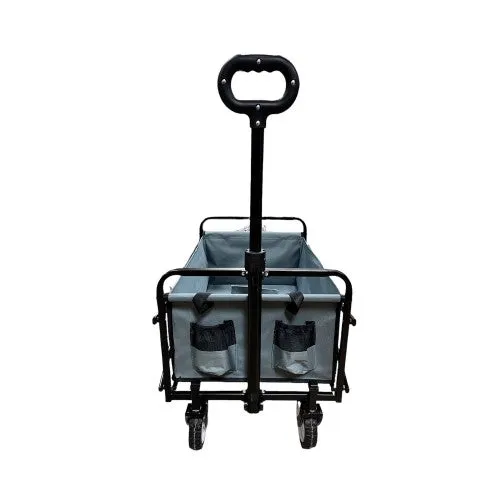 Heavy Duty INTEXCA Mini Foldable Multi-Function Wagon for Shopping, Travel, Etc | Grey
