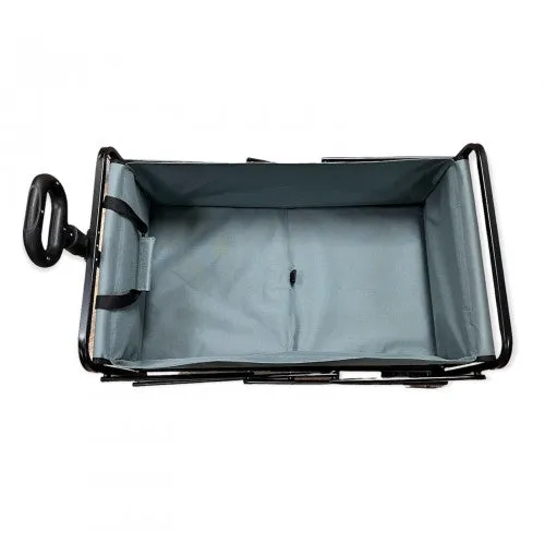 Heavy Duty INTEXCA Mini Foldable Multi-Function Wagon for Shopping, Travel, Etc | Grey
