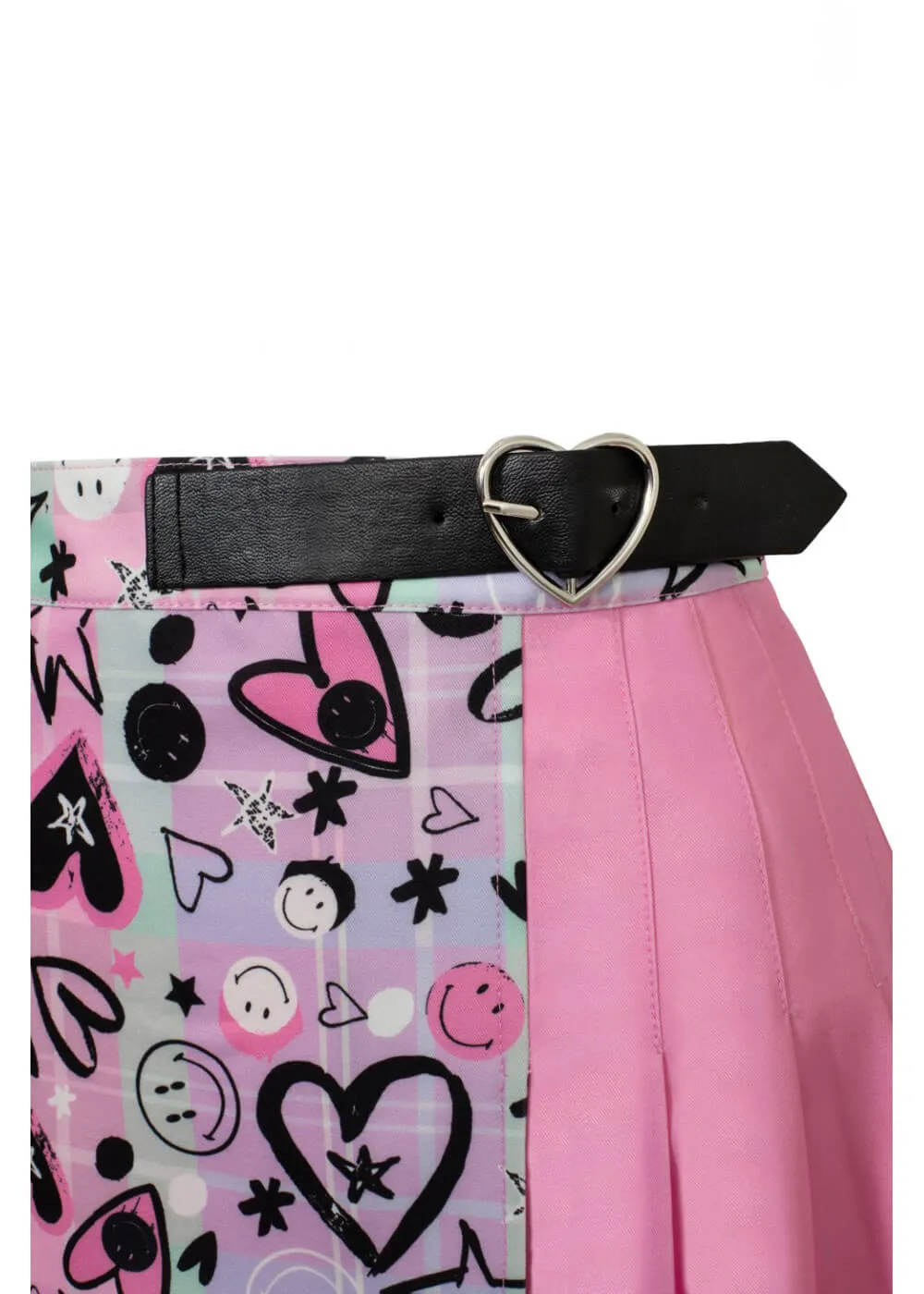 Hell Bunny x Smiley Robbie Skirt Multi