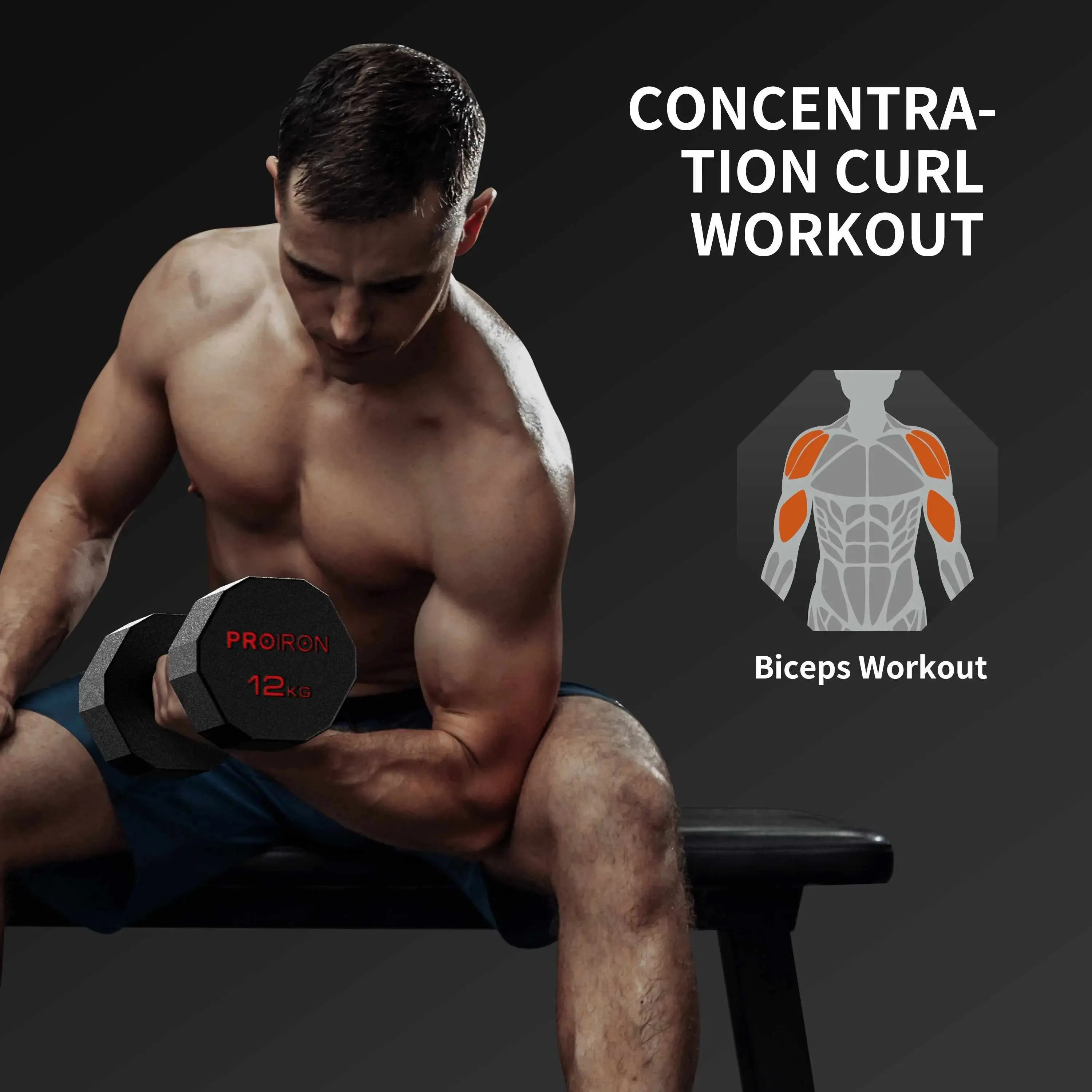 HEX DUMBBELL - Choice of Set