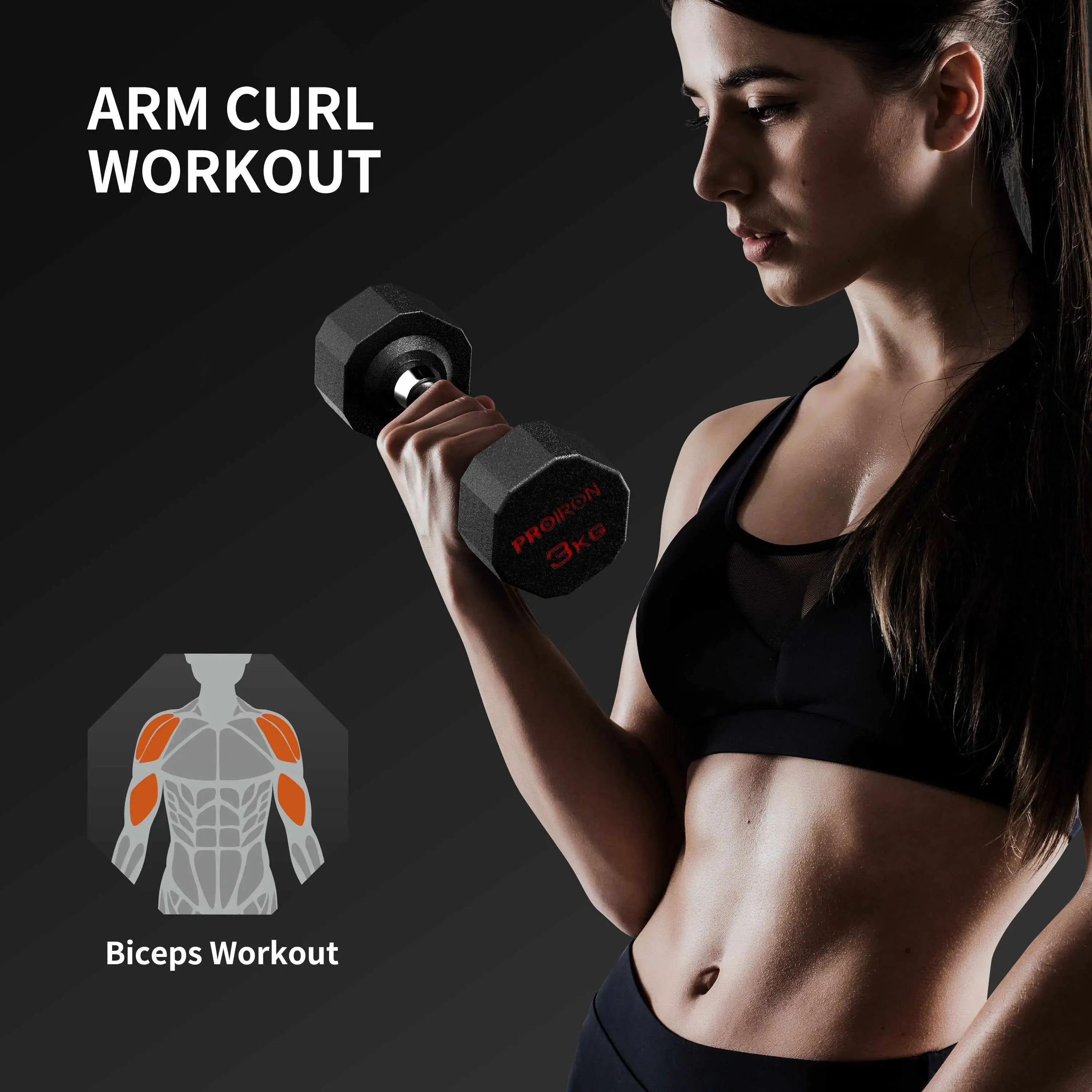HEX DUMBBELL - Choice of Set