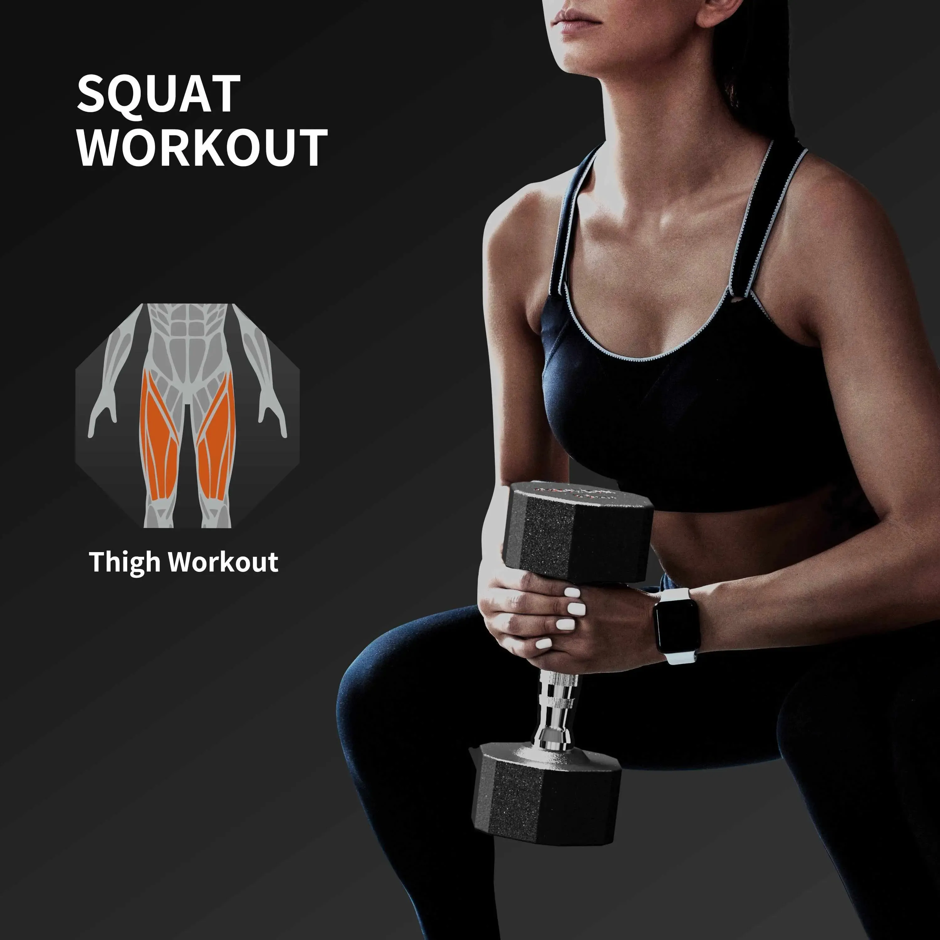 HEX DUMBBELL - Choice of Set
