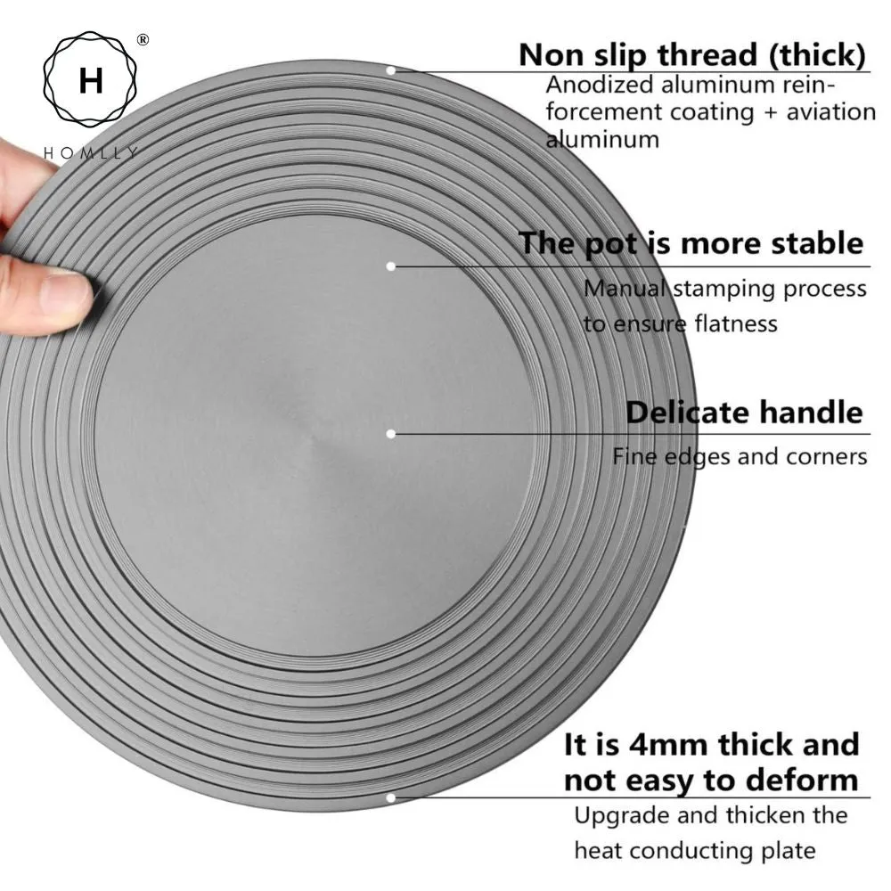 Homlly 2 in 1 Heat Diffuser Defrosting Thawing Plate with Pot Protection