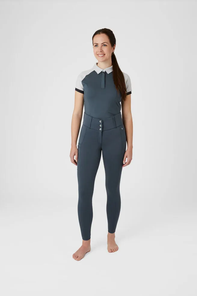 Horze Minka Ladies Firming Breeches Obscure Night Blue
