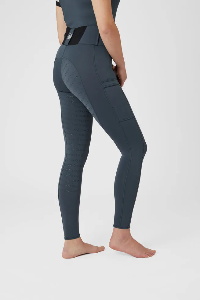 Horze Minka Ladies Firming Breeches Obscure Night Blue