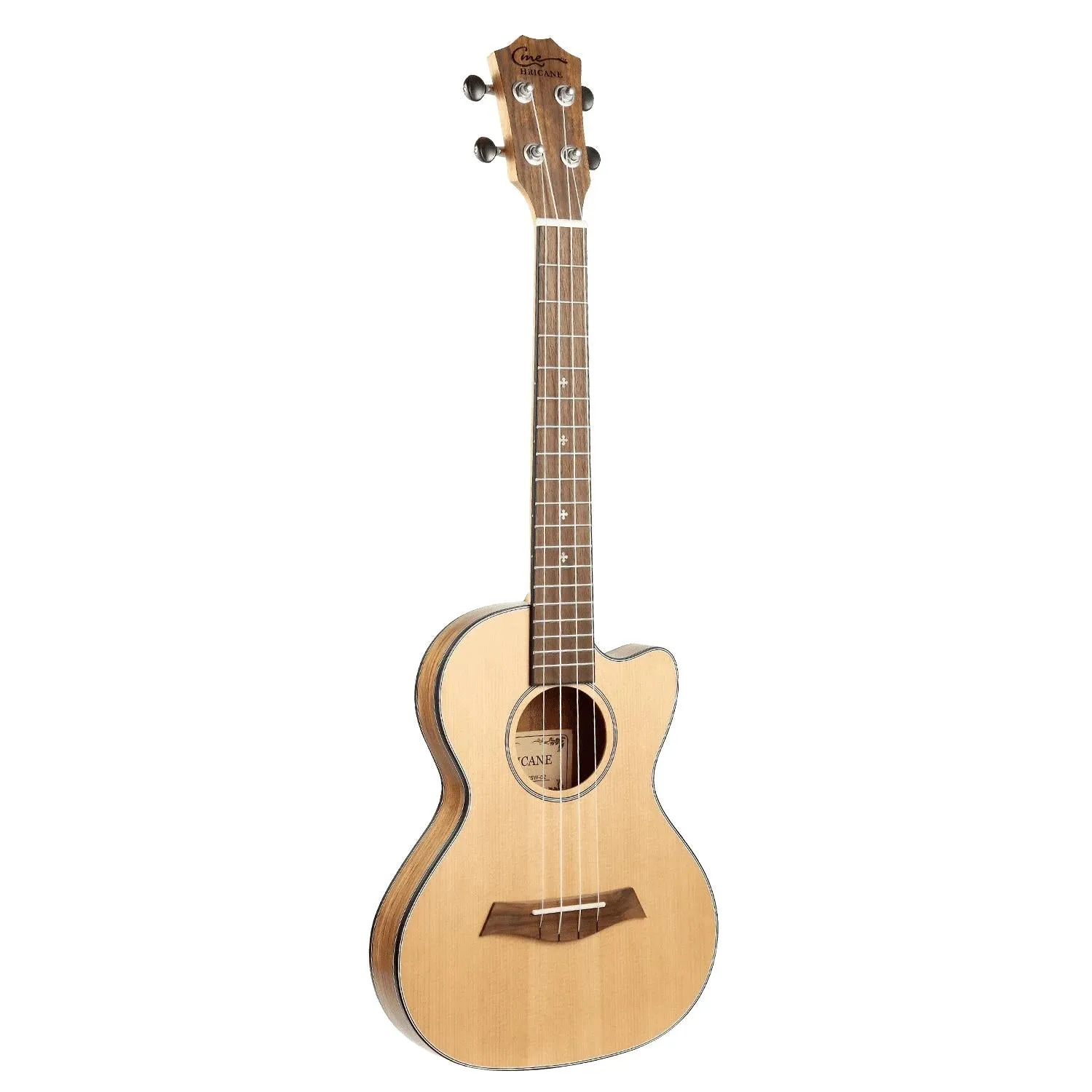 HRICANE Ukulele Slim tenor Solid walnut ukulele