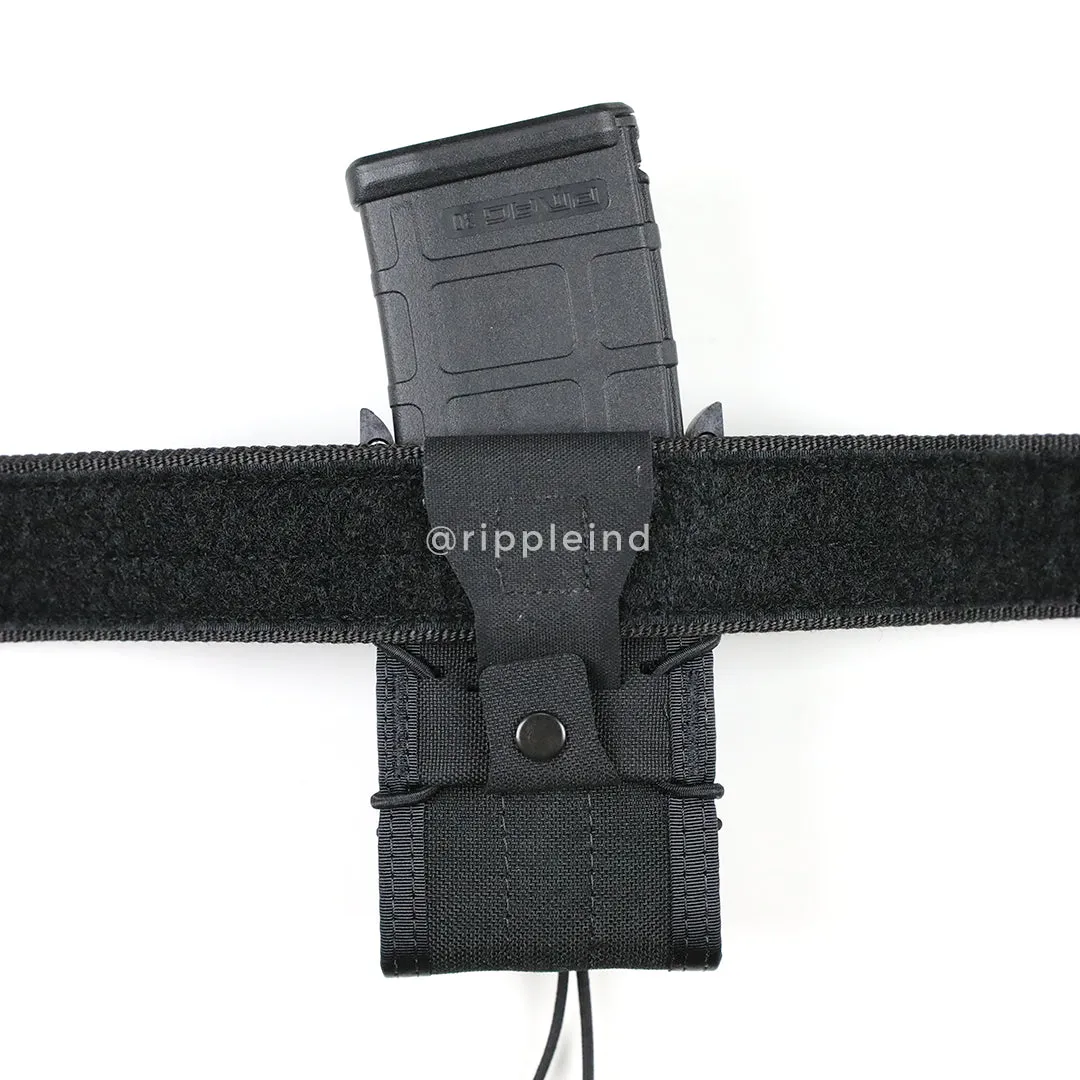 HSGI - Black - BELT MOUNT (ABM) Double Decker Taco Mag Pouch