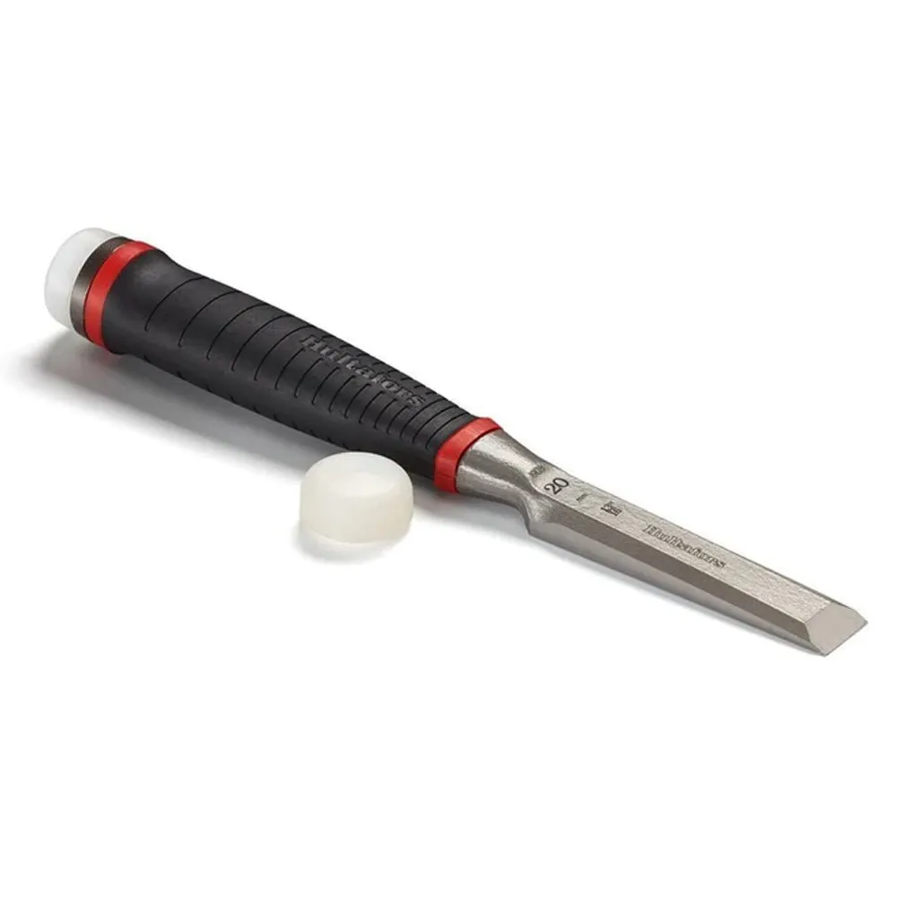 Hultafors | Heavy-Duty Chisel Set & Leather Roll (40, 32, 25, 20mm)