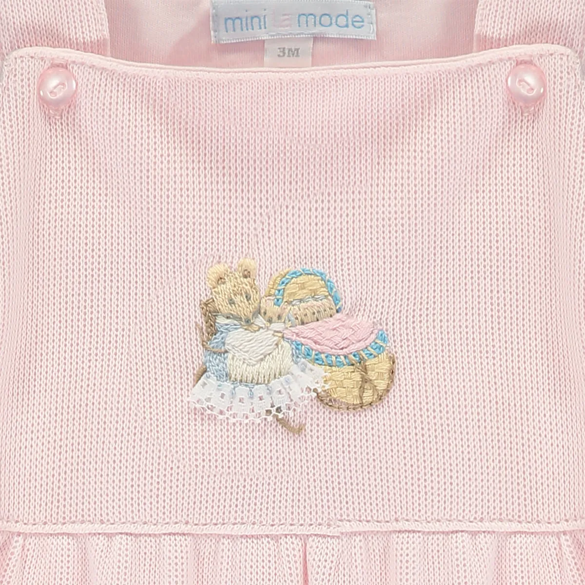 Hunca Munca Knitted Dungaree Set & Bodysuit