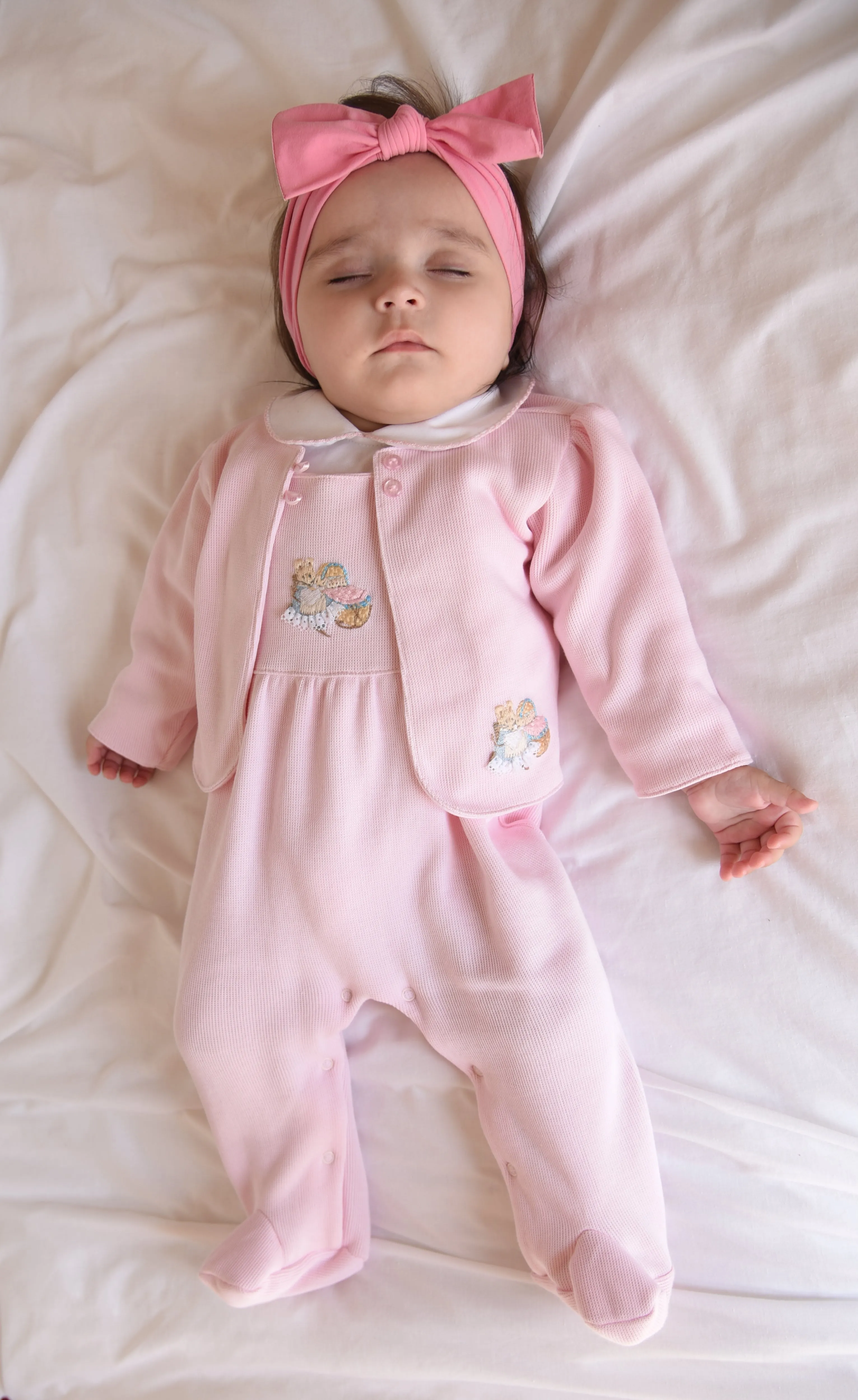 Hunca Munca Knitted Dungaree Set & Bodysuit