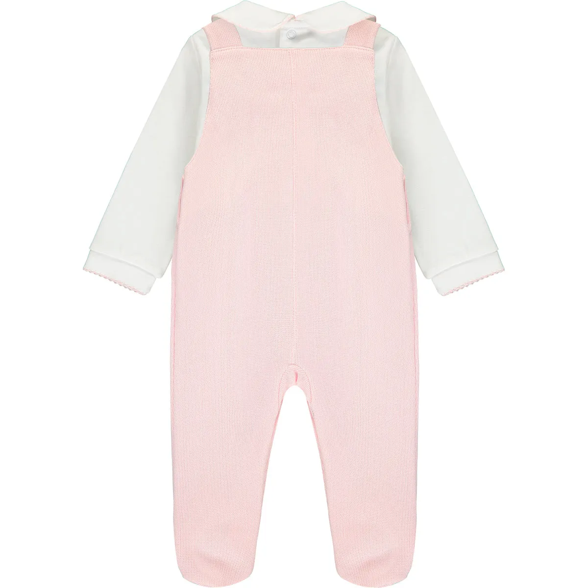 Hunca Munca Knitted Dungaree Set & Bodysuit
