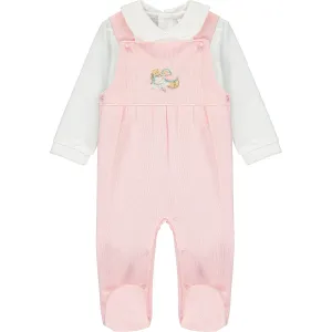 Hunca Munca Knitted Dungaree Set & Bodysuit