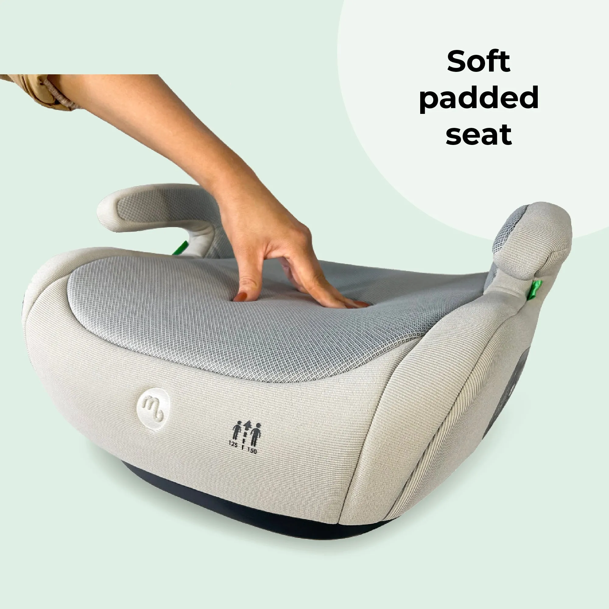 i-Size Booster Max Car Seat - Stone