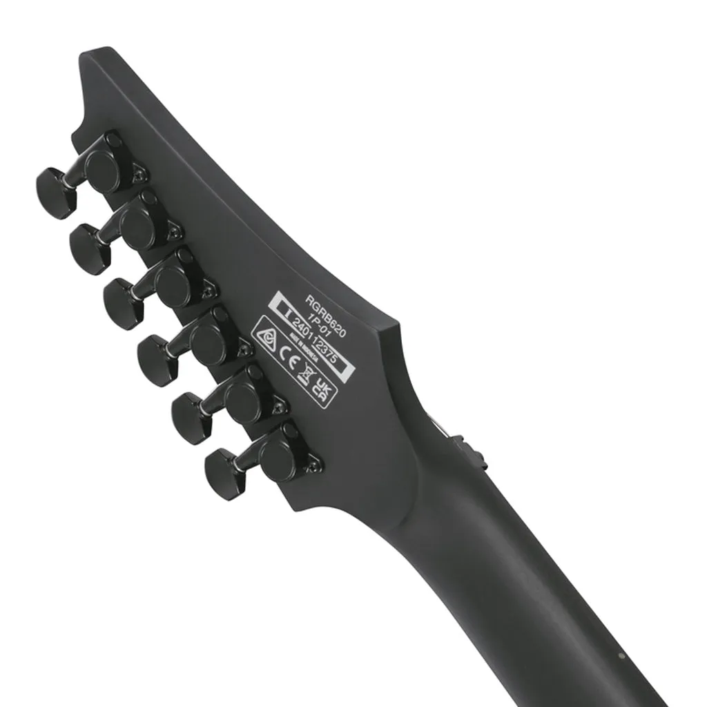 Ibanez RGRB620 Nyatoh Body with Ebony Fretboard - Black Flat
