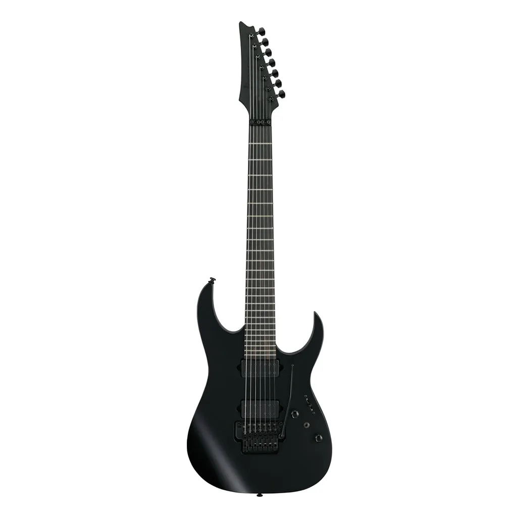 Ibanez RGRB720 7-String Electric Guitar with Ebony Fretboard - Black Flat