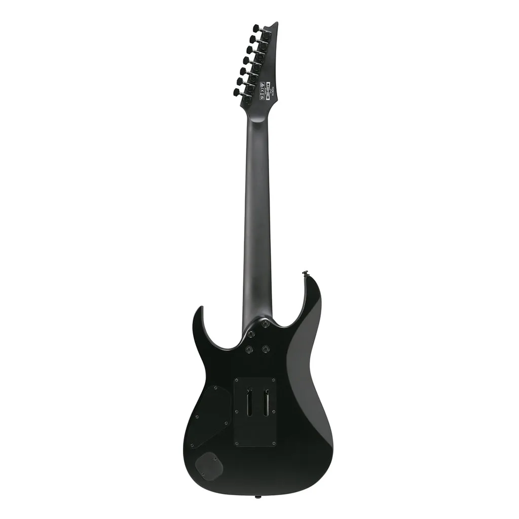 Ibanez RGRB720 7-String Electric Guitar with Ebony Fretboard - Black Flat