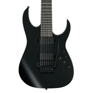 Ibanez RGRB720 7-String Electric Guitar with Ebony Fretboard - Black Flat