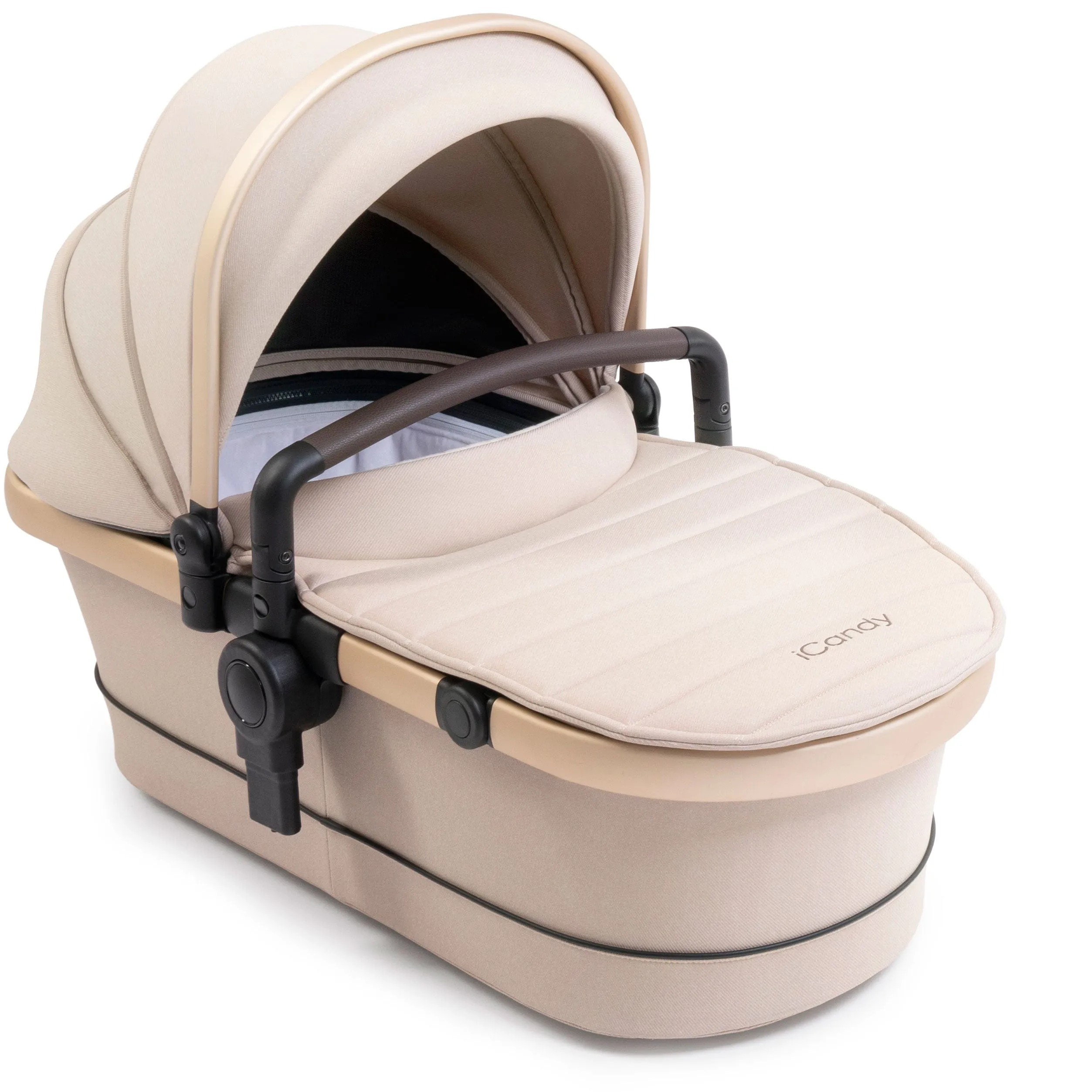 iCandy Peach 7 Twin Complete Maxi-Cosi Travel System in Biscotti
