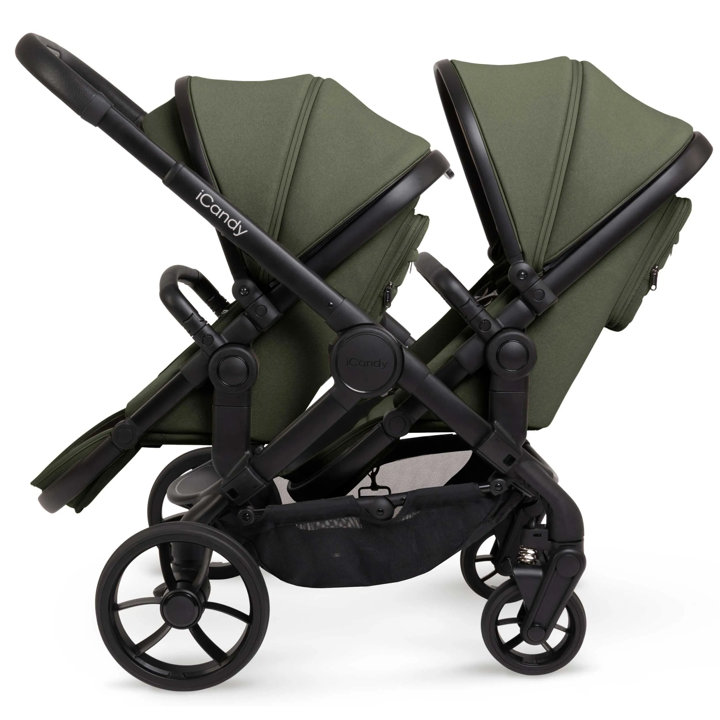 iCandy Peach 7 Twin Complete Maxi-Cosi Travel System in Ivy