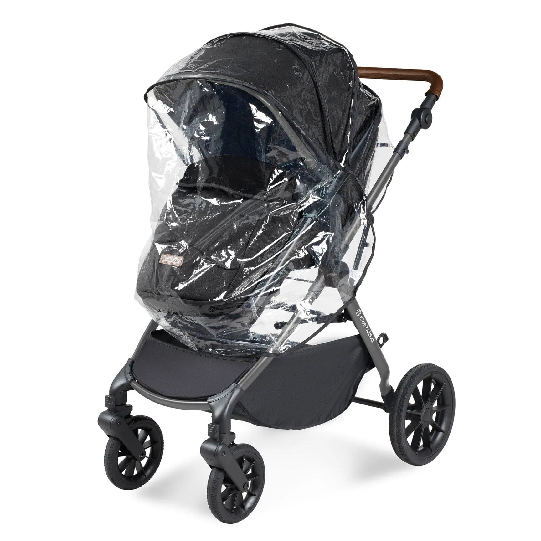 Ickle Bubba Cosmo 2 in 1 Plus Carrycot & Pushchair in Gun metal/Black