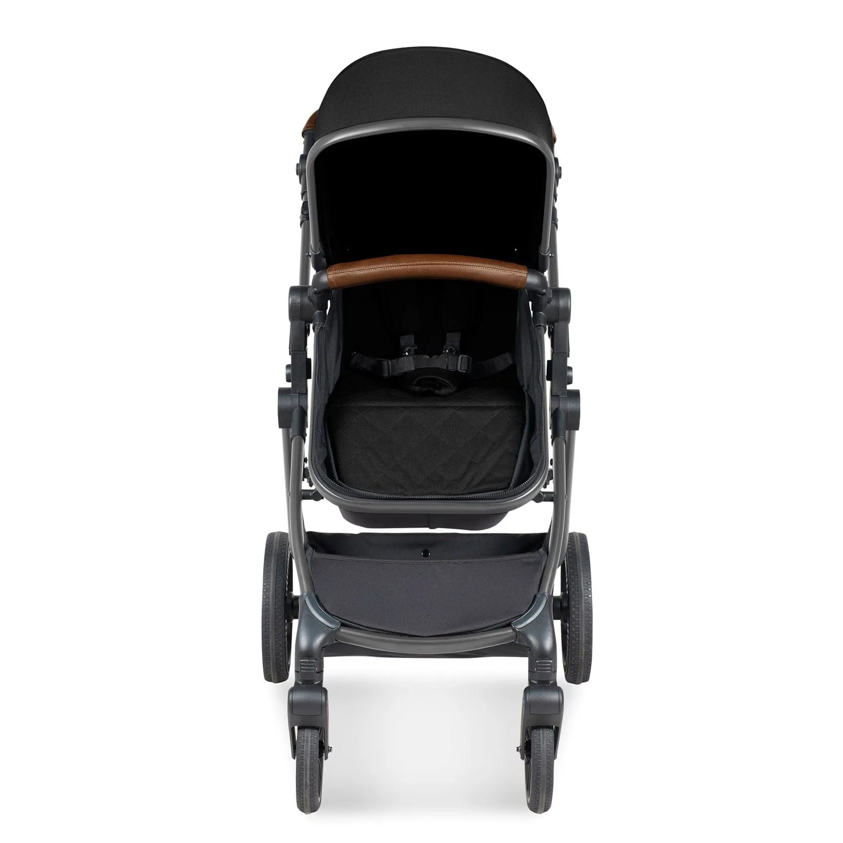 Ickle Bubba Cosmo 2 in 1 Plus Carrycot & Pushchair in Gun metal/Black