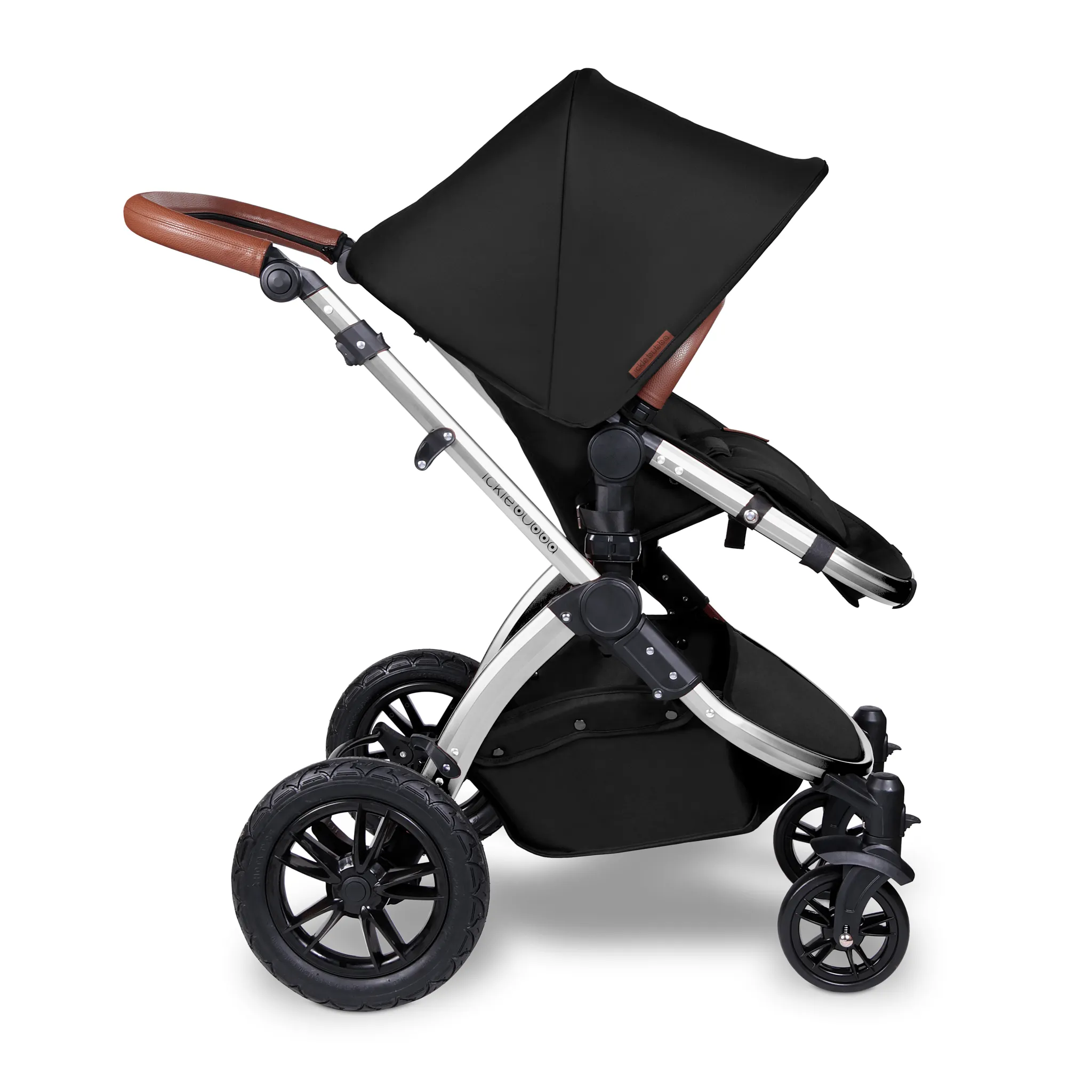 Ickle Bubba Stomp V4 Galaxy Travel System With Base Chrome/Midnight