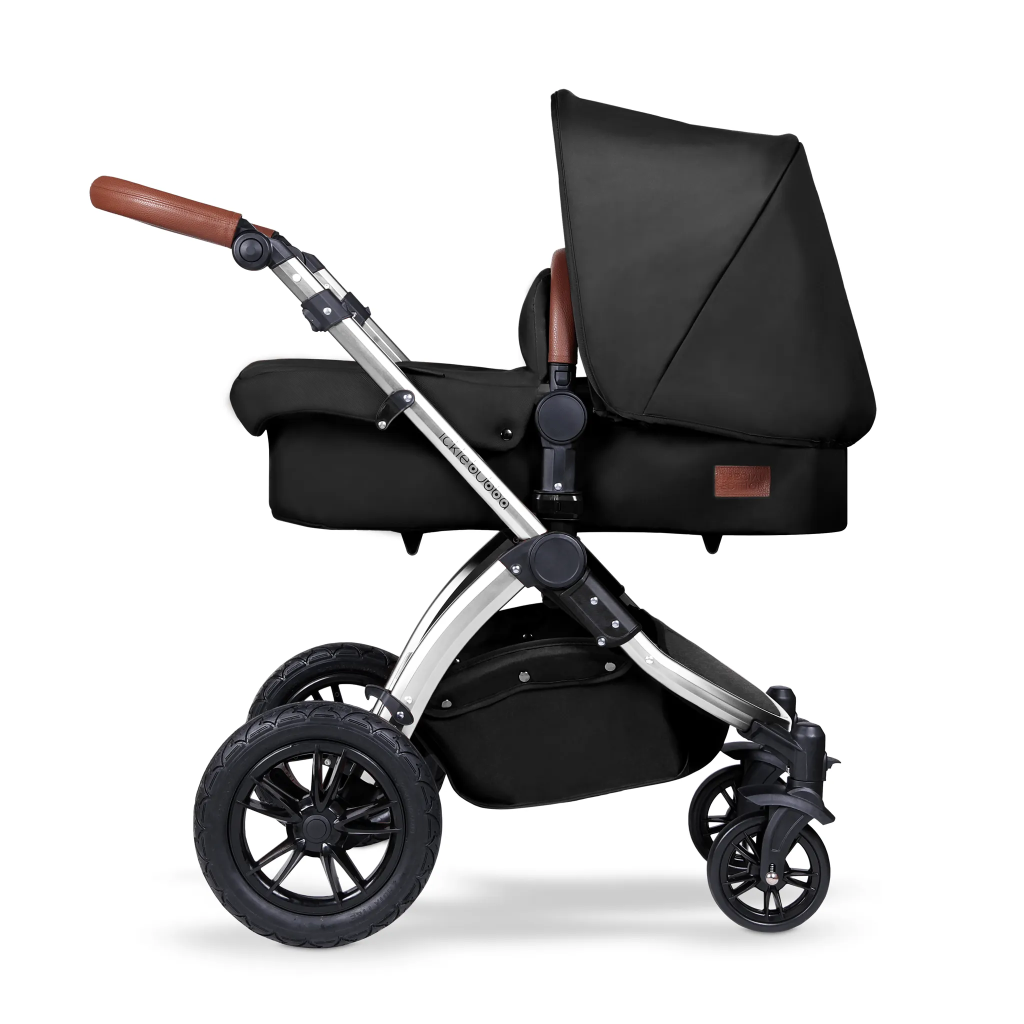 Ickle Bubba Stomp V4 Galaxy Travel System With Base Chrome/Midnight