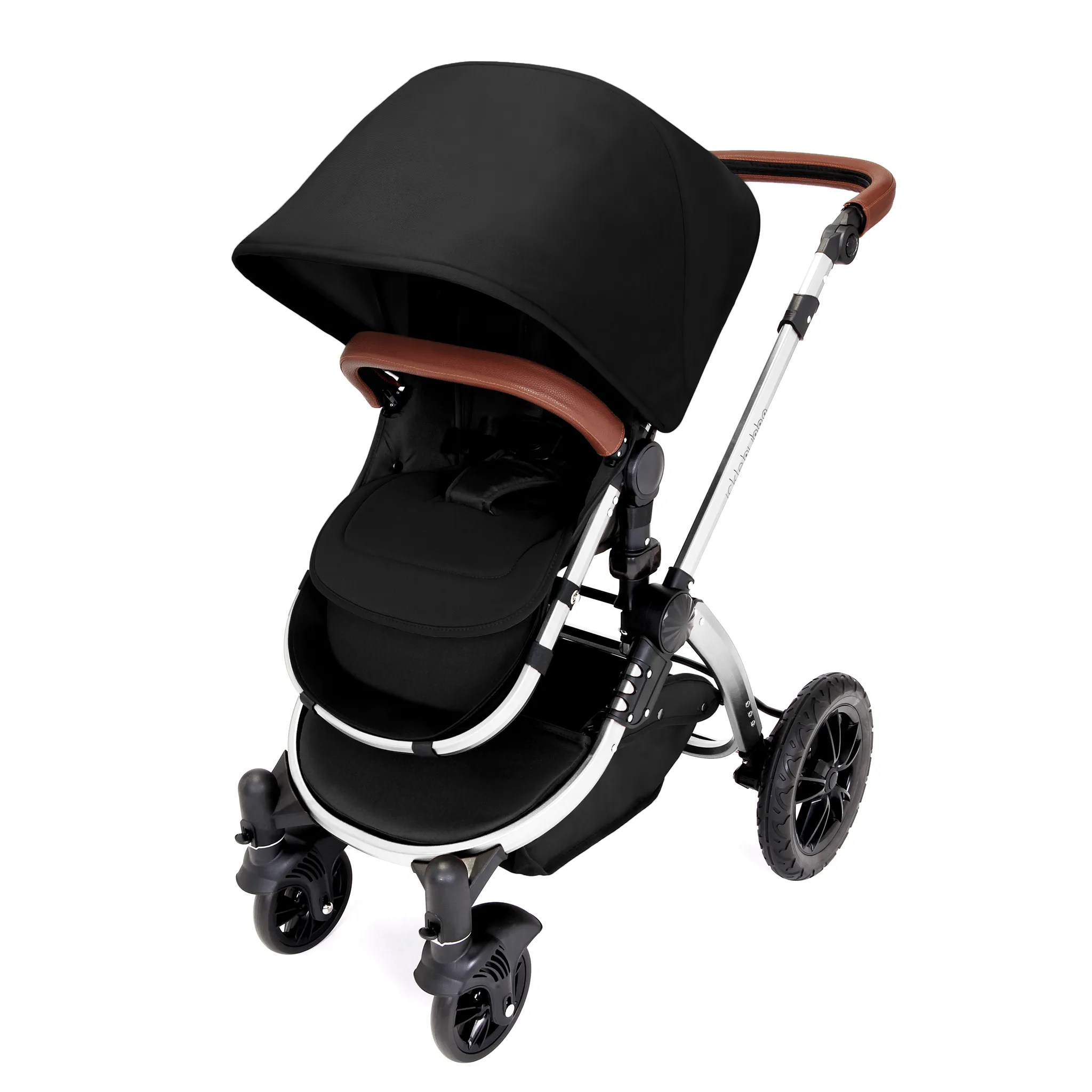 Ickle Bubba Stomp V4 Galaxy Travel System With Base Chrome/Midnight