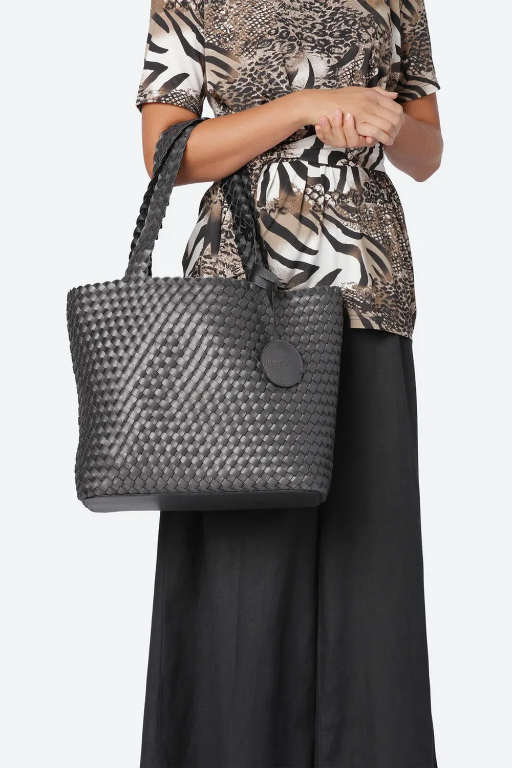 Ilse Jacobsen Plaited Reversible Tote Bag08