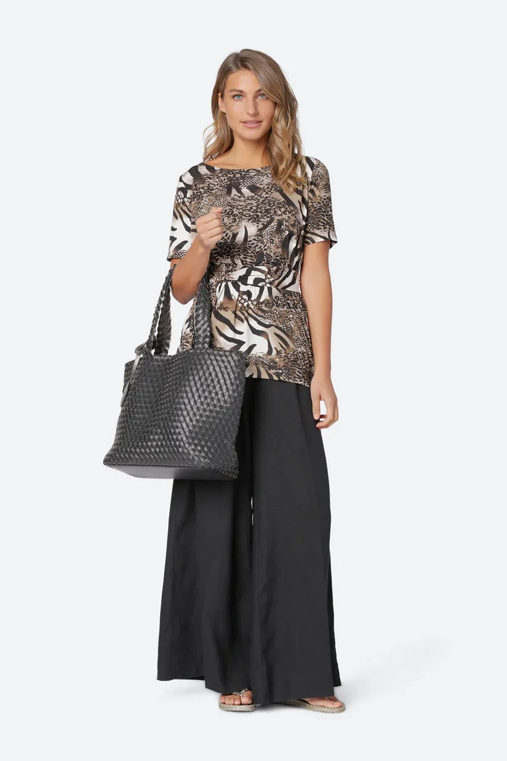 Ilse Jacobsen Plaited Reversible Tote Bag08