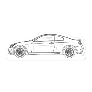 Infiniti G35 Coupe Outline Sticker