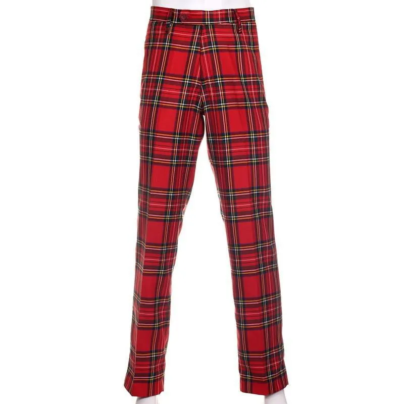 Instock Polyviscose Tartan Trousers - Royal Stewart