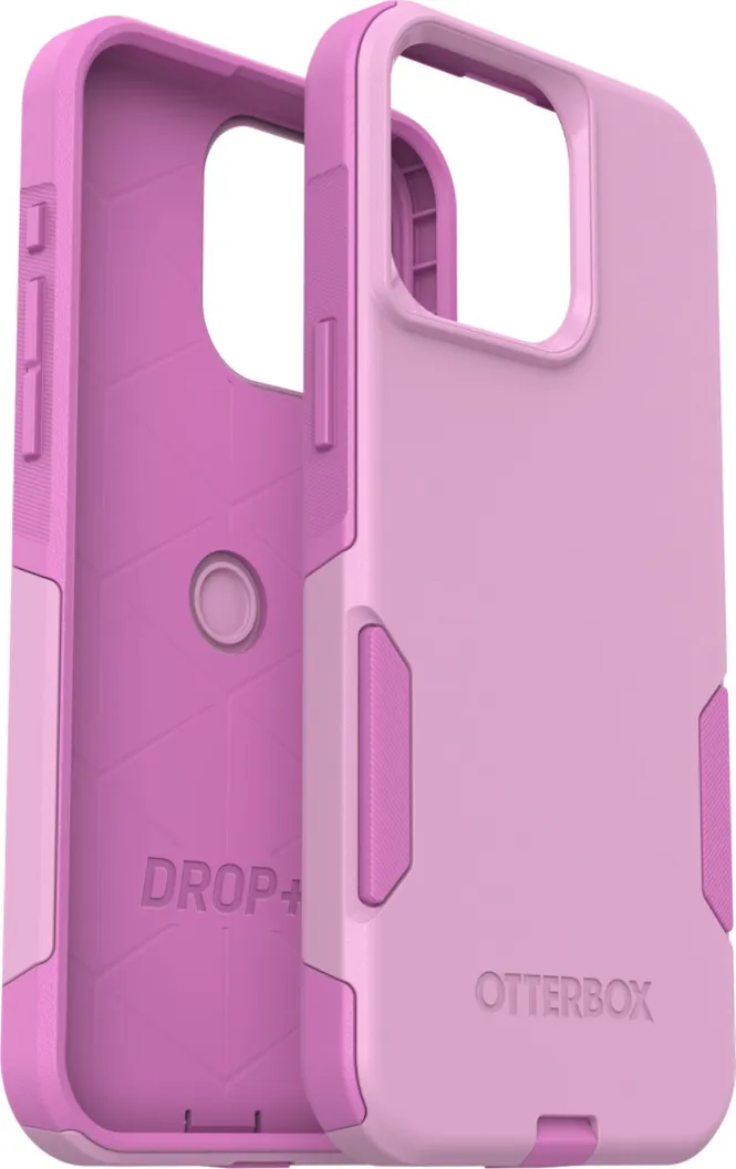 iPhone 15 Pro Max Otterbox Commuter Series Case - Pink (Wildflower)