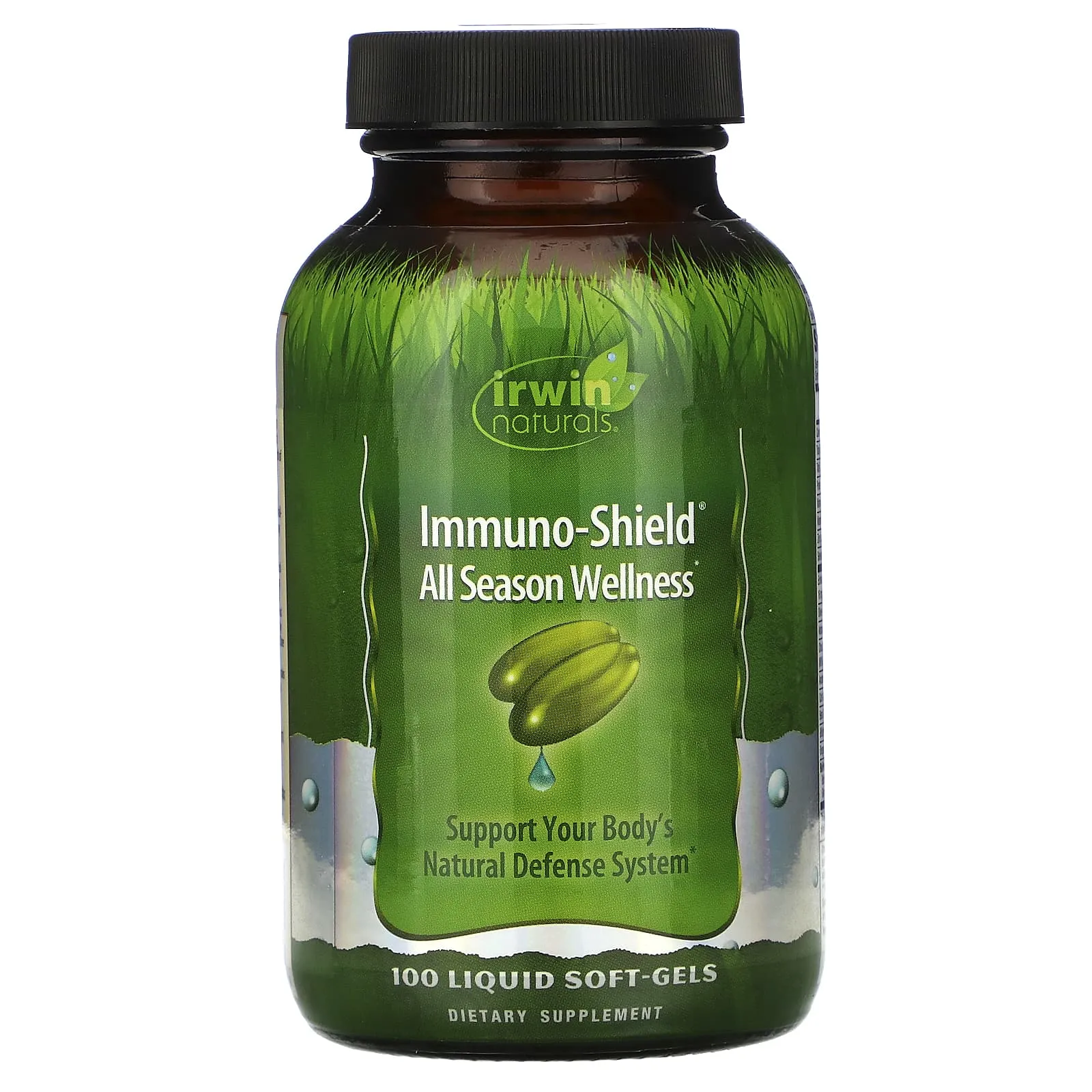 Irwin Naturals Immuno-Shield All Season Wellness - 100 Soft-Gels - Support Your Body’s Natural Defense System - 16 Servings