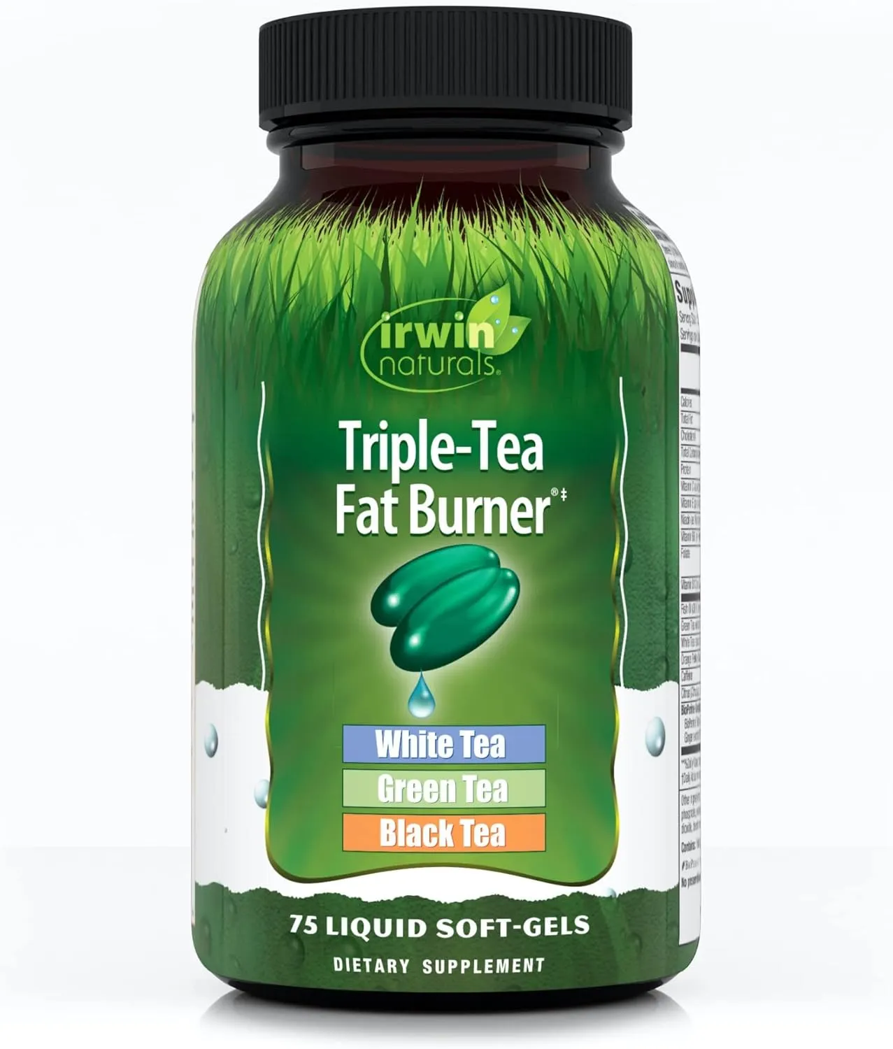 Irwin Naturals Triple Tea Fat Burner, 75 Liquid Softgels
