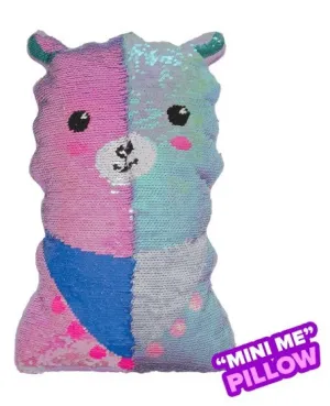 Iscream Mini Llama Reversible Sequin Pillow