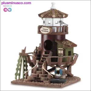 Island Paradise Wood Birdhouse ll PlusMinusco.com