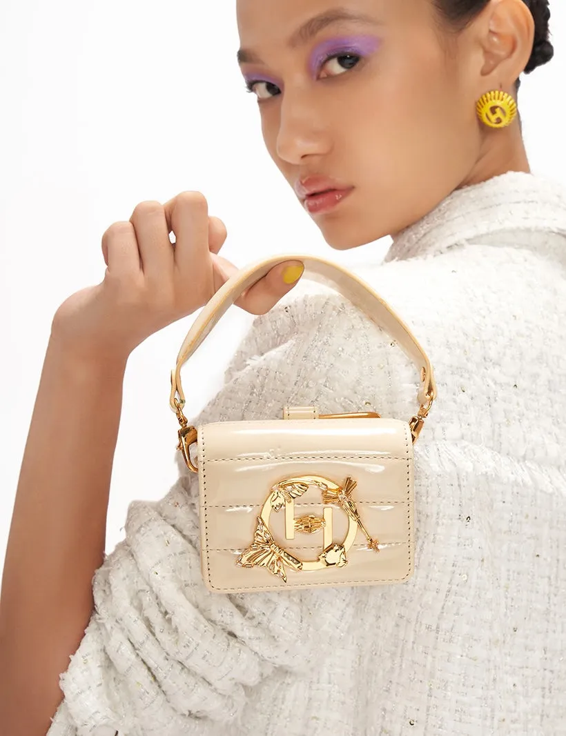 Ivory furbie nano bag