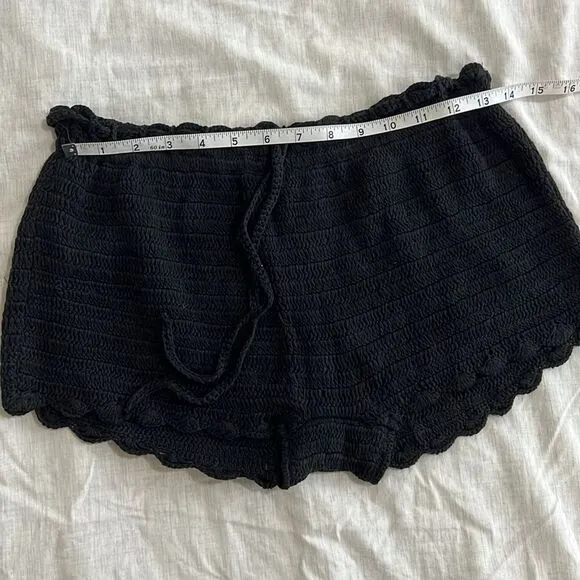 J. Crew Crochet Mini Shorts Swim Coverup Size Small