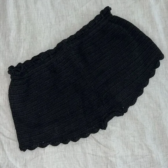 J. Crew Crochet Mini Shorts Swim Coverup Size Small