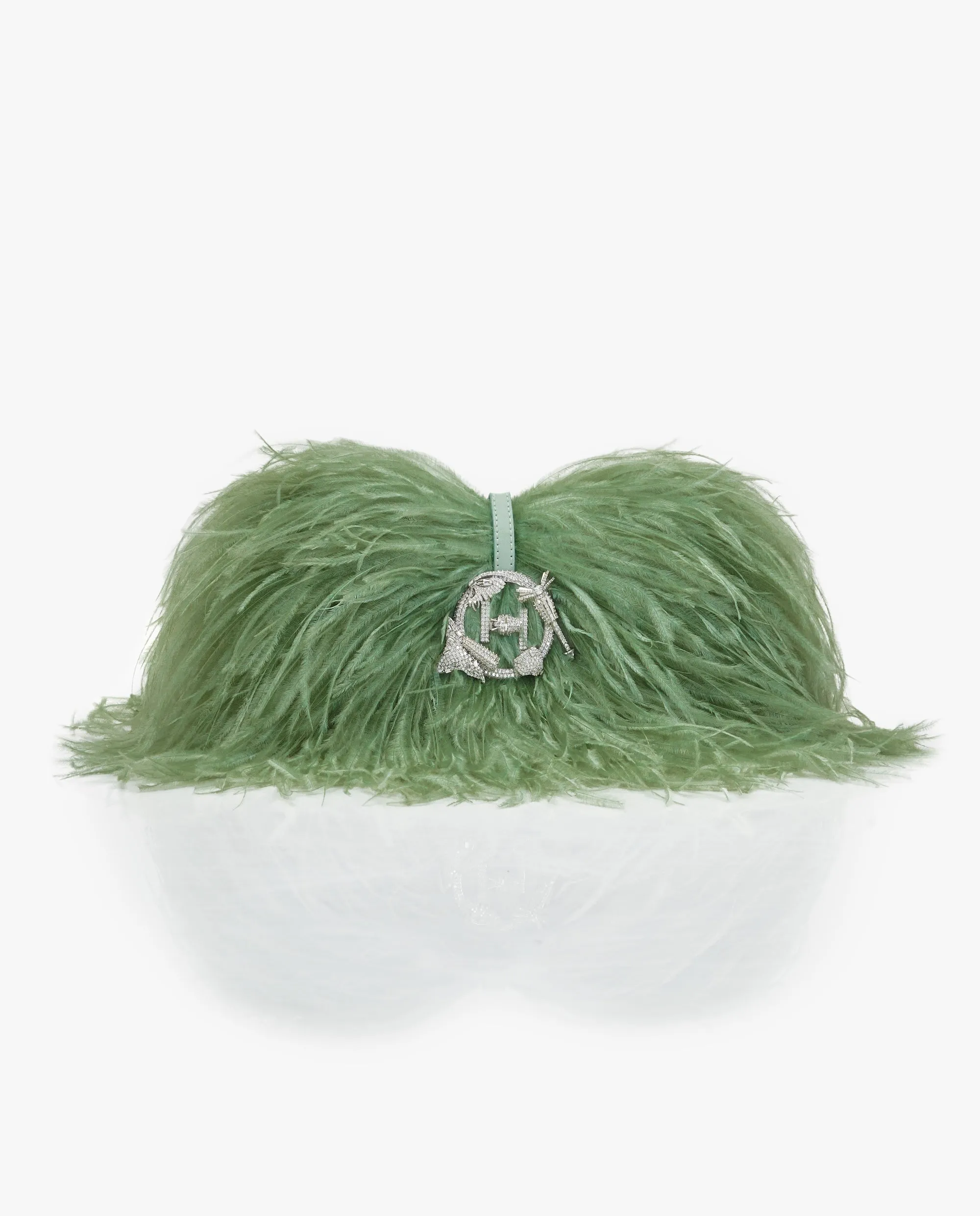 Jade green scarlet midi bag