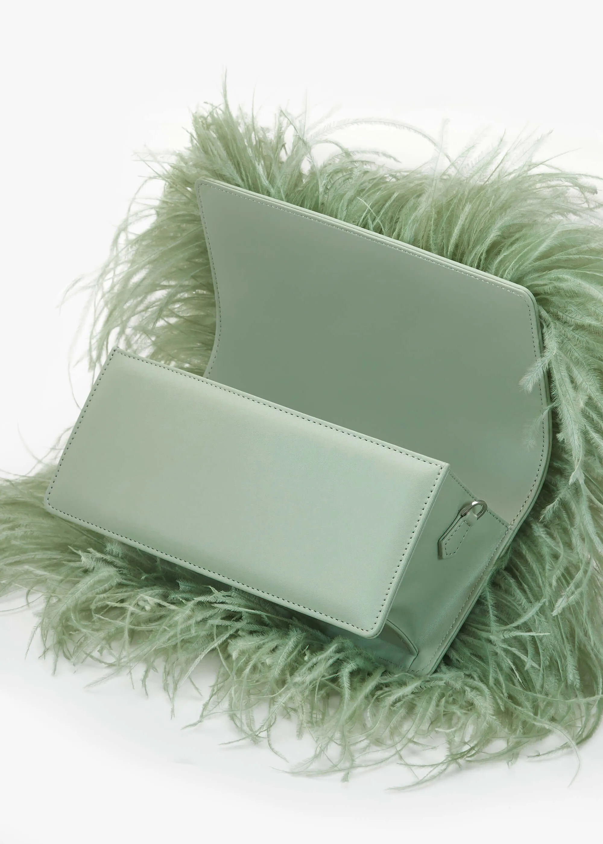 Jade green scarlet midi bag