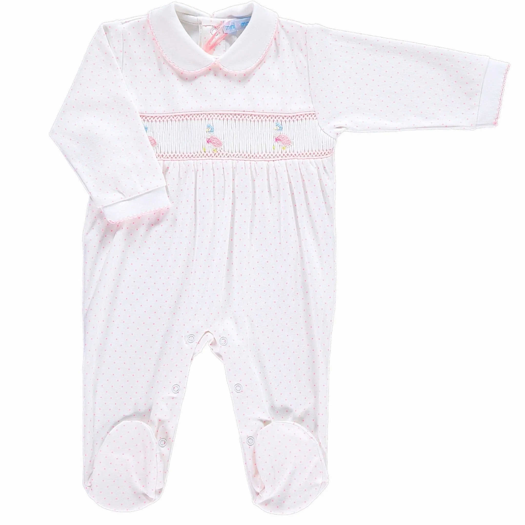 Jemima Puddle Duck Smocked Babygrow