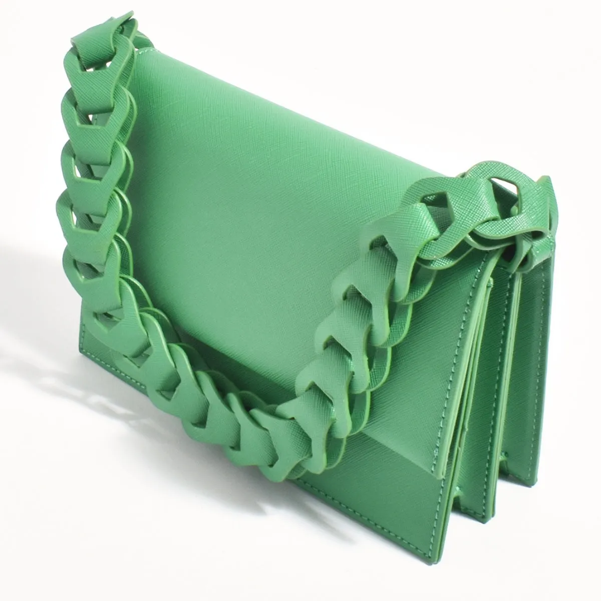 Jessica Structured Handbag (Green)