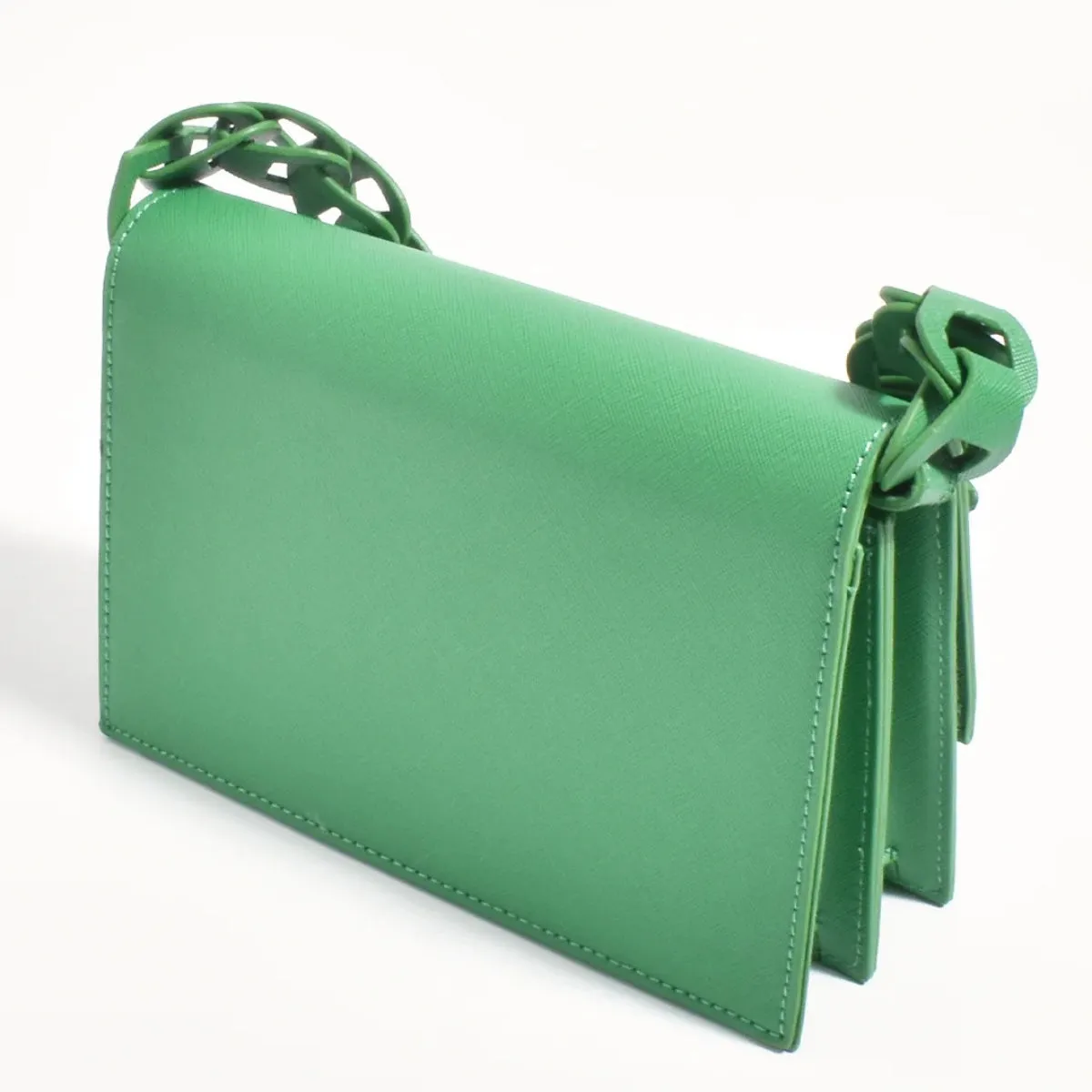 Jessica Structured Handbag (Green)