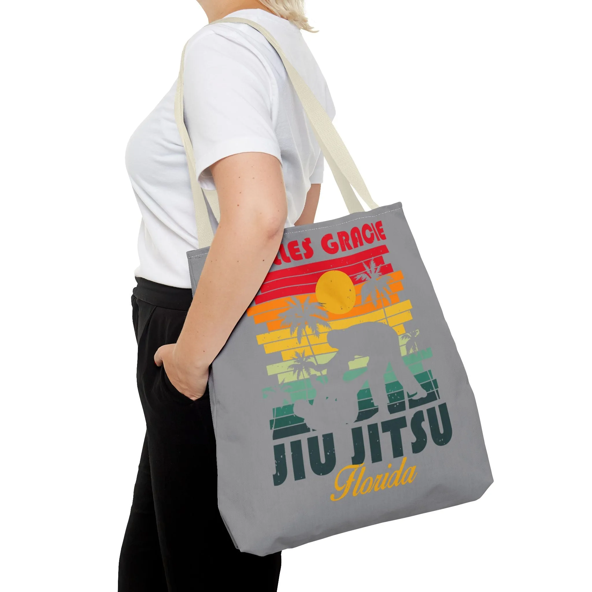 Jiu Jitsu Tote Bag - Rolles Gracie Florida Graphic