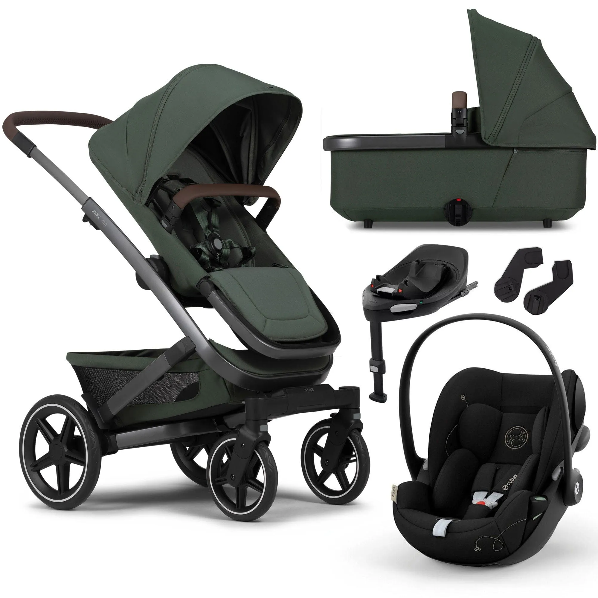 Joolz Geo3 Complete Cybex Travel System in Forest Green