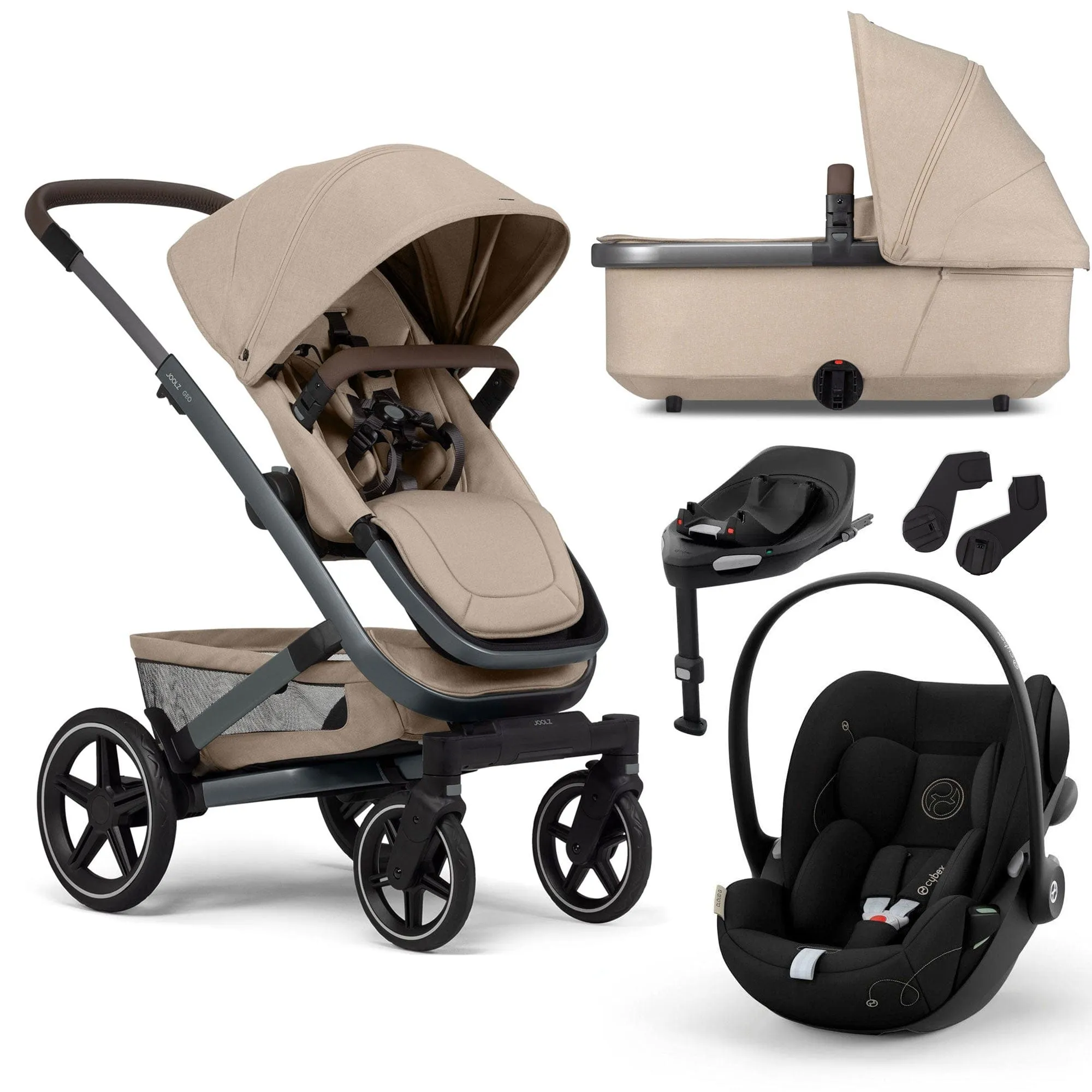 Joolz Geo3 Complete Cybex Travel System in Sandy Taupe