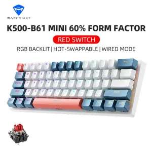 K500-B61 61-Key Mini Mechanical Gaming Keyboard